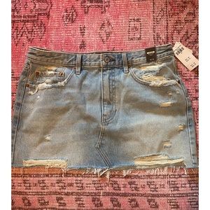 Abercrombie & Fitch Denim Mini Skirt